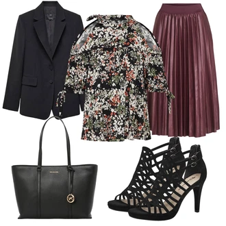 outfit mit Rdeča Kratke hlače velike velikosti vila petite "Poletni outfit"