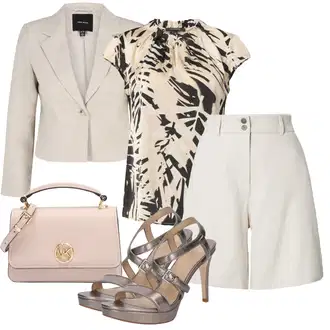 outfit mit Bež/Rjava/Khaki Obleka Vero Moda Petite "Poletni outfit"