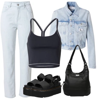 Poletne Outfiti mit Nike "poletni videz"