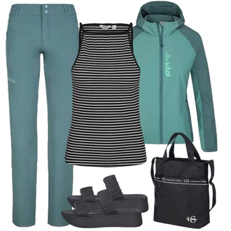 outfit mit Športni nahrbtnik/Vrečka za prenašanje/Nakupovalna torba/Torba za telovadnico/Nakupovalka/Men's Bags loap "poletni videz"