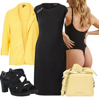 outfit mit Bež/Rumena Torba za čez ramo/Torbica za čez ramo/Mini torbica/Torbica za mobilni telefon/Satchel Torba/Torba za čez ramo Ted Baker "poletni videz za elegantne ženske"