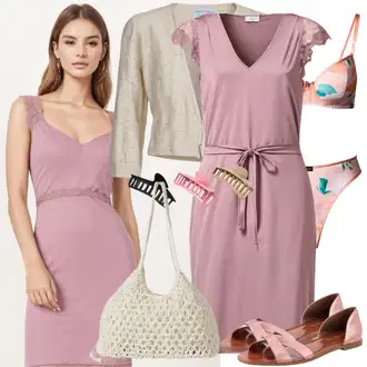 Kombinacije za zabavu Seksi sa Pink lorin "Savršeno Za Ljeto"Look: Seksi, Mokri izgled