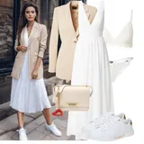 Outfity s dlouhými šifónovými letními šaty image