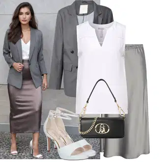 Vysoké Podpatky Outfit s Krémová/Bílá Sandál Na Podpatku/Lodička na Podpatku/Svatební Bota/Sandál s podpatkem/Svatební bota/Peeptoe/Přezková bota/Elegantní Bota Buffalo "Letní outfity"