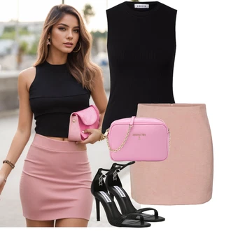 Vysoké Podpatky Outfit s Černá/Oranžová/Červená/Bílá/Modrá/Hnědá Nezařazené Steve Madden "Outfit na léto"