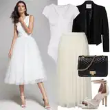 Tylové Sukně na Svatbu Outfity image