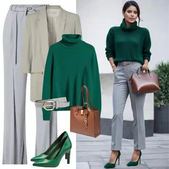 outfit "Sofisticiran stari denar Outfit"