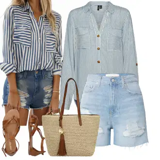 Outfit s Hnědá/Béžová Sandál S T Páskem/Vintage sandál/Páskový Sandál/Gladiátorská sandála/Římská sandála/Letní Bota About You "Praktický vzhled"
