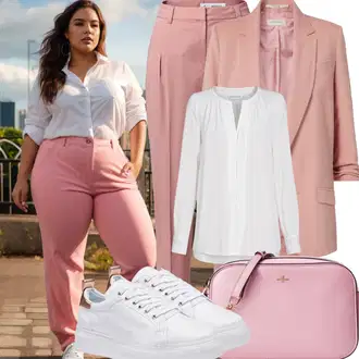 outfit mit Bela/Bež/Rjava/Krem/Khaki/Zelena Superga Usnjene superge/Superge Nizka/Ozka Superga/Superge Luknjasta/Poletne superge Furla "Sproščen Velikostni Pogled"