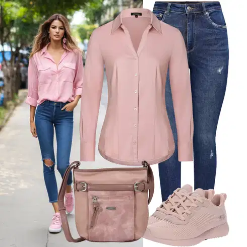 Kombinirajte Pink Sportska Obuća cipela za trčanje/gimnastička papuča/Obuća za trening/Tenisica za fitness Skechers