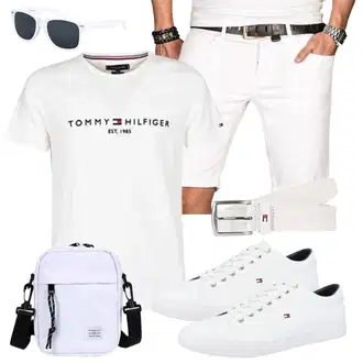 Hochzeitsgast Outfits Elegant mit Tommy Hilfiger "Summer Outfit"Look: Moderne, Schlichte, Elegant