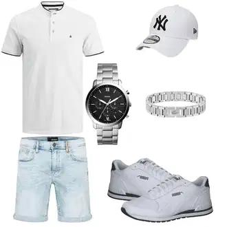 Outfit mit Grau Hut New Era "Summer Outfit"