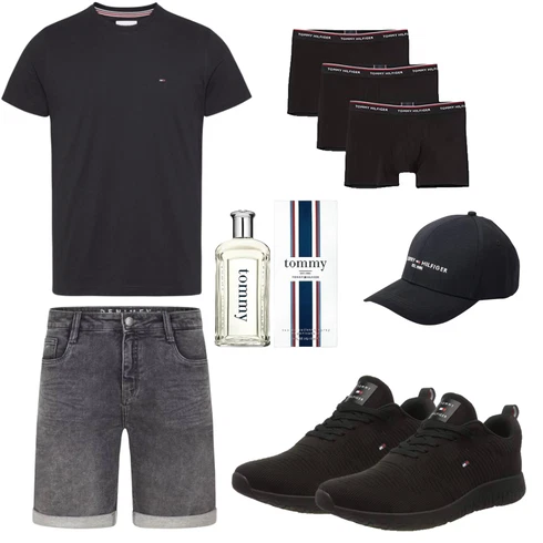 Jeans DunkelGrau/Schwarz/Grau/HellGrau Hemd Jeans Short/Bermuda/Kurze Hose/Musselin Shorts denimfy kombinieren