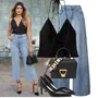 S páskem dlouhé džíny s širokými nohavicemi outfity image