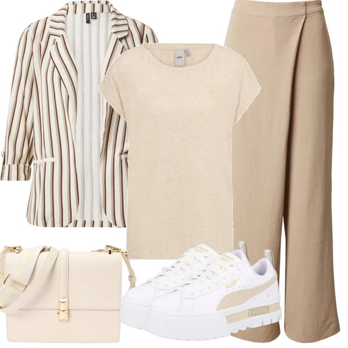 Kombinace Hnědá/Béžová/Khaki Palazzo Kalhoty/Culotte Kalhoty/Plisovaná Kalhoty/Plisovaná kalhoty/Kalhoty s Vysokým Pasem/Obleková Kalhoty/Široká Kalhoty/Mušelínové kalhoty/Marlene Kalhoty/Kalhoty se Štěrbinou guido maria kretschmer women