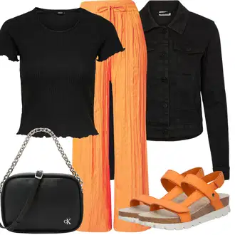 Outfit sa Crna/Siva Torba Za Preko Ramena/Torba za pisma/Torba za rame/Mala Torbica/Torba preko ramena/Torbica Calvin Klein Jeans "Ljetna odjeća"