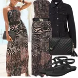 Outfity s letními šaty se zvířecím potiskem image