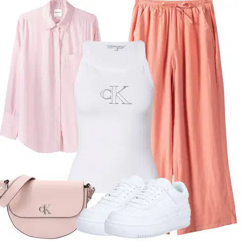 Kombinace Růžová/Červená/Oranžová Široká Kalhoty Baggy Kalhoty/Plážová Kalhoty/Pumpová Kalhoty/Mrkvová Kalhoty/Kalhoty s nášivkou uprostřed/Culotte Kalhoty/Mušelínové kalhoty/Palazzo Kalhoty/Slinky Kalhoty/Tradiční Kalhoty bershka