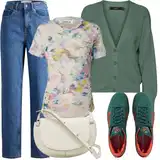 Prevelike Visoke Opuštene Traperice Outfiti image