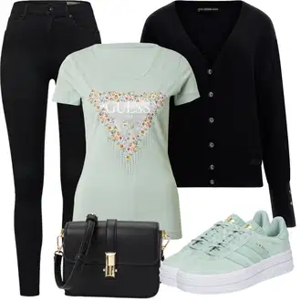 Dlouhé Outfit s Světle zelená/Zelená Teniska Skate Bota/Úzká Teniska/Nízká Teniska/Letní Tenisky/Kožené Tenisky Adidas Originals "Letní oblečení"