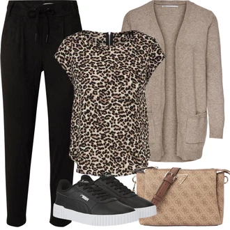 Outfity pro léto s Černá Jogger Kalhoty/Plisovaná Kalhoty/Mušelínové kalhoty/Střmenová Kalhoty/Kalhoty s Vysokým Pasem/Plisovaná kalhoty/Ležérní Kalhoty/Paperbag Kalhoty/Žerzejová Kalhoty/Dlouhá Kalhoty Only "Letní oblečení"