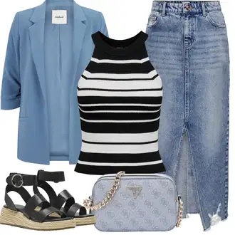 Rockový Koncert Outfit s Béžová/Černá/Hnědá Přezková bota/Espadrille sandál/Římská sandála/Rybářská sandála/Letní Bota Only "Outfit na léto"Look: Bad Taste, Ležérní, Šik, Cool, Nadrozměrné, Punk, Rockový, Bezešvé, Skromné, Bar, Den na pláži, Koncert, Ibiza, Malle, Festival, 30. narozeniny