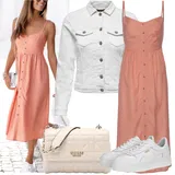 Šedá Džínové Bundy Outfity pro ženy image