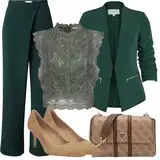 Svatební host kalhoty outfity image