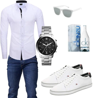 Stil Outfits Disco mit Blau Unkategorisiert OneRedox "Business Outfit"Look: Extravagante, Disco, Ausgefallene, Elegant, Classic, Schick, Casual