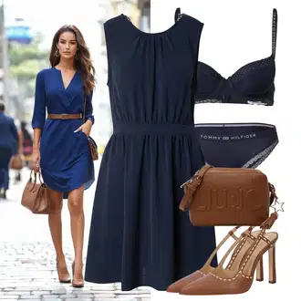 Outfit s Modrá/Tmavě modrá Pánské boty ve velikosti 11/Bezdrátová podprsenka/Podprsenka s kosticemi/Vyztužený podprsenek/Bralette/Odlehčovací podprsenka/Podprsenka Balconette/Zmenšující Podprsenek/Podprsenka Bez Kostic Tommy Hilfiger Underwear "Praktický vzhled"