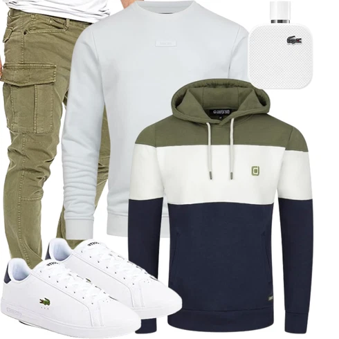 Elegant Hoodie Indicode kombinierenLook: Moderne, Empire, Stil, Coole, Leger, Streetwear, Retro, Classic, Unisex, Nahtlos, Kuschel, Casual, Smart Casual, Elegant, Lack