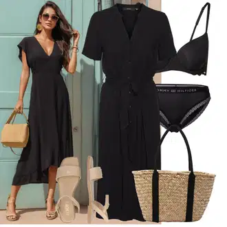 Outfit s Černá/Růžová Pánské boty ve velikosti 11/Podprsenka Balconette/Zmenšující Podprsenek/Bezdrátová podprsenka/Vyztužený podprsenek/Podprsenka Bez Kostic/Podprsenka s kosticemi/Push-Up Podprsenka HUNKEMÖLLER "Skvělý pro volný čas"