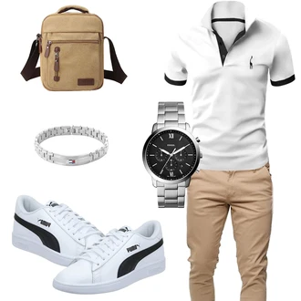Outfit mit Grau Sneaker/Schuh Puma "Cool Outfit"