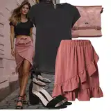 Outfity se zavinovacími sukněmi image