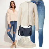 Smeđe Kožne Tenisice Outfiti image