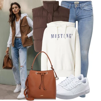 90-ich Skating Outfit sa Svjetloplava/Plava/Siva/Bijela Tanka Tenisica/Kožna Tenisica/Skate cipela/neformalna cipela/Ljetna Tenisica Puma "Moderan outfit za slobodno vrijeme"Look: 90-ich, Nerd, Steampunk, Sportski, Estetika, Skater, Hip Hop, S zakovicama, Skating, Aerobik, Tenis, Skate