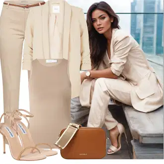 Vysoké Podpatky Outfit s Béžová/Zlatý/Růžová/Hnědá Nezařazené Steve Madden "Letní vzhled pro módní ženy"