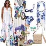 Poletne Outfiti Prazničen za dame image