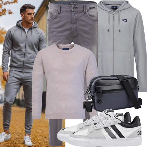 Schwarz/Grau MannsTasche/Sport Accessoire Napapijri kombinieren