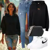 Crne Tenisice od Kože Outfiti image