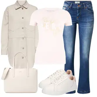 Style Outfits Western mit Modra/Svetlo modra Šiškata Kavbojka/Kavbojka z Nizkim Pasom/Kavbojke z Razporkom/Kavbojka z Nizkim Pasom/Moška majica/Zimska jakna/Moška Usnjena Jakna LTB "Jesenski outfit"Look: Stil, Kul, Cowgirl, Mom, Premij, Western, 70. leta