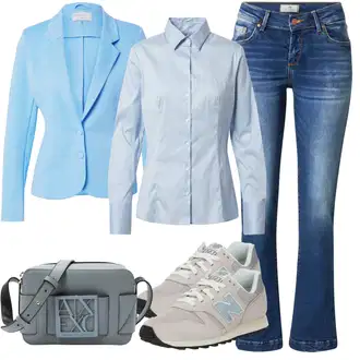 Style Outfits Western mit Modra/Svetlo modra Šiškata Kavbojka/Kavbojka z Nizkim Pasom/Kavbojke z Razporkom/Kavbojka z Nizkim Pasom/Moška majica/Zimska jakna/Moška Usnjena Jakna LTB "Jesenski outfit"Look: Stil, Kul, Cowgirl, Mom, Premij, Western, 70. leta