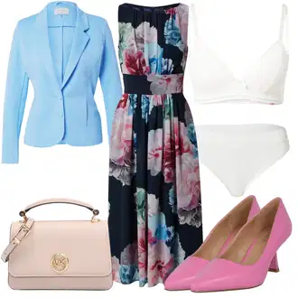 outfit mit Hlačke z visokim pasom ESPRIT "Jesenski outfit"