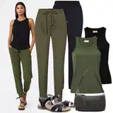 Chic outfity s kalhotami image