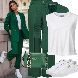 Outfit sa Bež/Kaki/Bijela/Krem/Siva/Smeđa Majica za plažu/Kratki top/Obični top/Pulover za plažu/Ležerni topić/Majica s mrežicom/Pleteni top/Majica kratkih rukava/Ležerna majica/Košulja top/Top za plažu Only "Lijep ljetni izgled"
