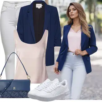 Outfit sa Pastelne boje/Smeđa/TamnoPlava/Plava Odijelo Sako Jakna/Sakoi za Bluzu/Casual Sako/Kožna jakna za muškarce/Pamučni Sakoi/Elegantni Sako/Pleteni Sako/Dugi Sako/Blejzer s Printom za Žene/Kratki Sako/Kožna Jakna za Muškarce SOAKED IN LUXURY "Odjeća za jesen"