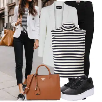 Outfit sa Narandžasta/Tamnocrvena/Crvena/Smeđa Kožna Jakna/Push-up Traperice/High Waist Traperice/Muška Kožna Jakna/Traperica Niskog Struka/Traperica Niskog Struka/Traperice Slim Kroja/Kožne Cipele/Trenerke Traperice/Bikerske Traperice Only "Opušteni izgled"
