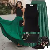 Outfity s dlouhými sukněmi pro svatební hosty image