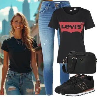 Outfity pro léto Pracovní oděvy s Hnědá/Tmavě hnědá/Černá Běžecká bota/Gymnastická bota/Bota na fitness/Tréninková bota New Balance "Outfit na podzim"Look: 50. Let, Venkovní, Steampunk, Pracovní oděvy, Sportovní