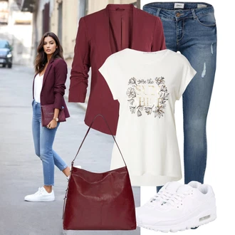 Air Max 90 Outfit sa Bijela/Krem Zumba cipela/gimnastička papuča/Tenisica za fitness/cipela za trčanje/Tenisica za tenis Nike Sportswear "Odličan look za slobodno vrijeme"